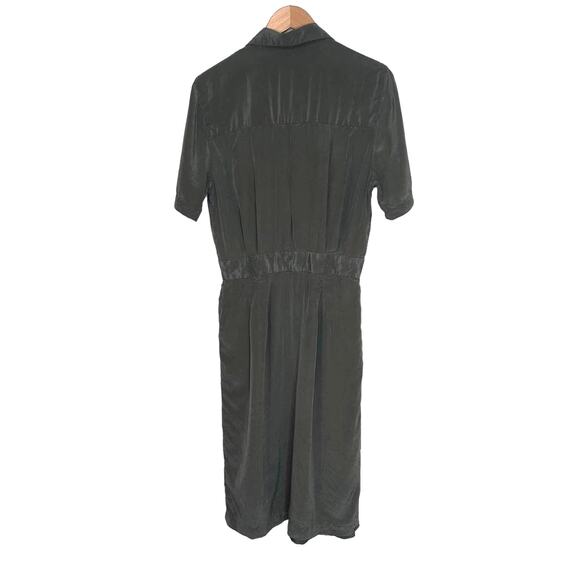 Vintage Frank Young 100% Silk Dress size 12 - Picture 5 of 5